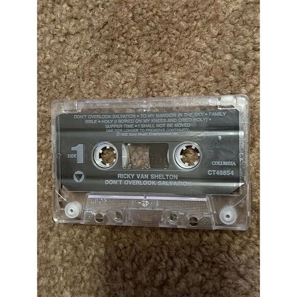 Don't Overlook Salvation by Ricky Van Shelton (Cassette, Apr-1992, Columbia (USA - Picture 5 of 5